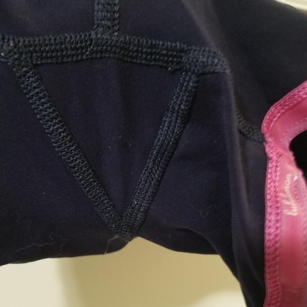 Lululemon Pace Setter Skirt Pow Pink Stripe Rare Run Tennis Lulu Collector 2 - Picture 5 of 11